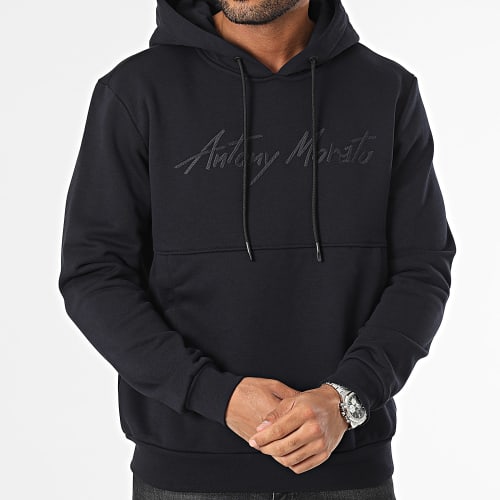Sweat Capuche New York MMFL00964 Bleu Marine