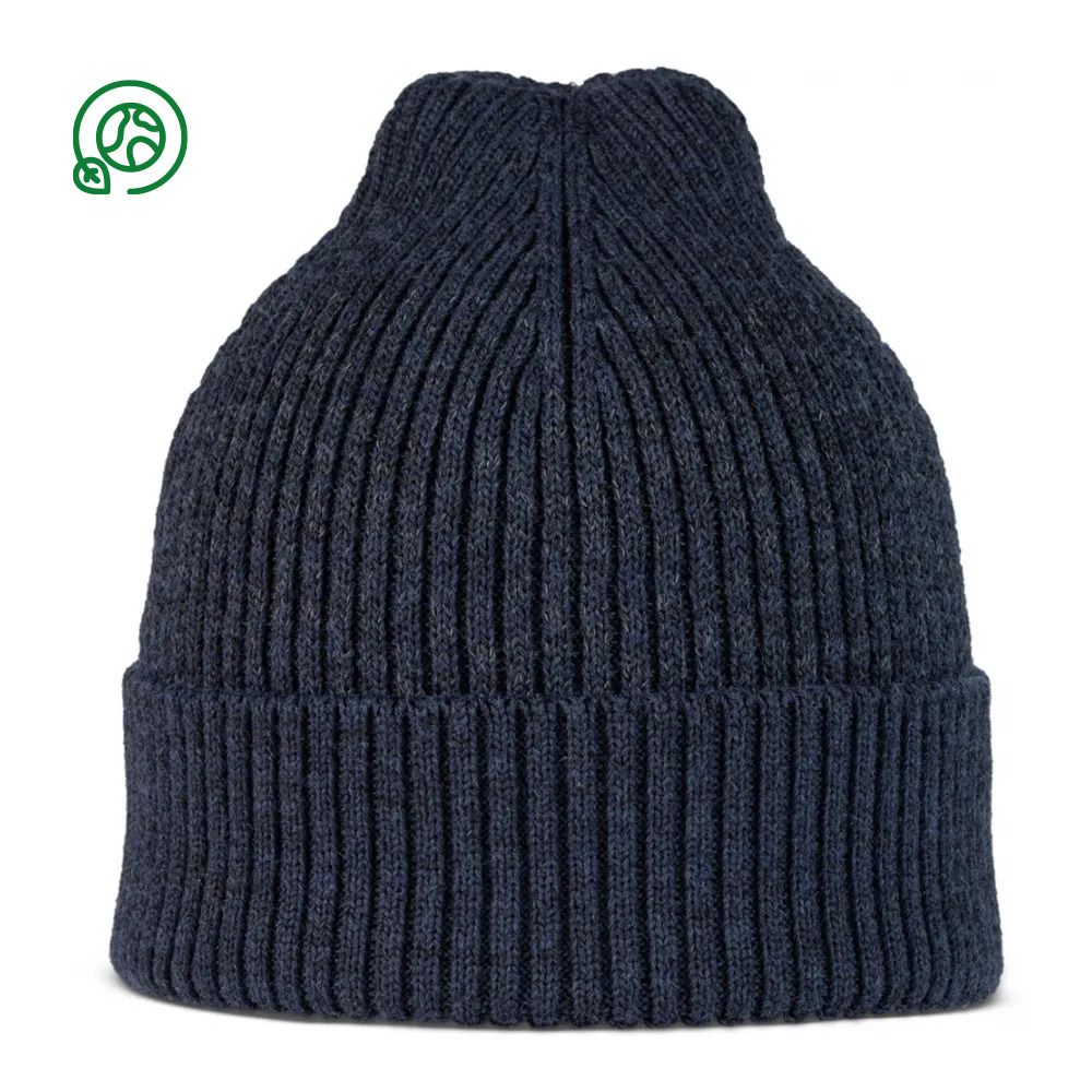 Buff MERINO ACTIVE - Bonnet solid night blue