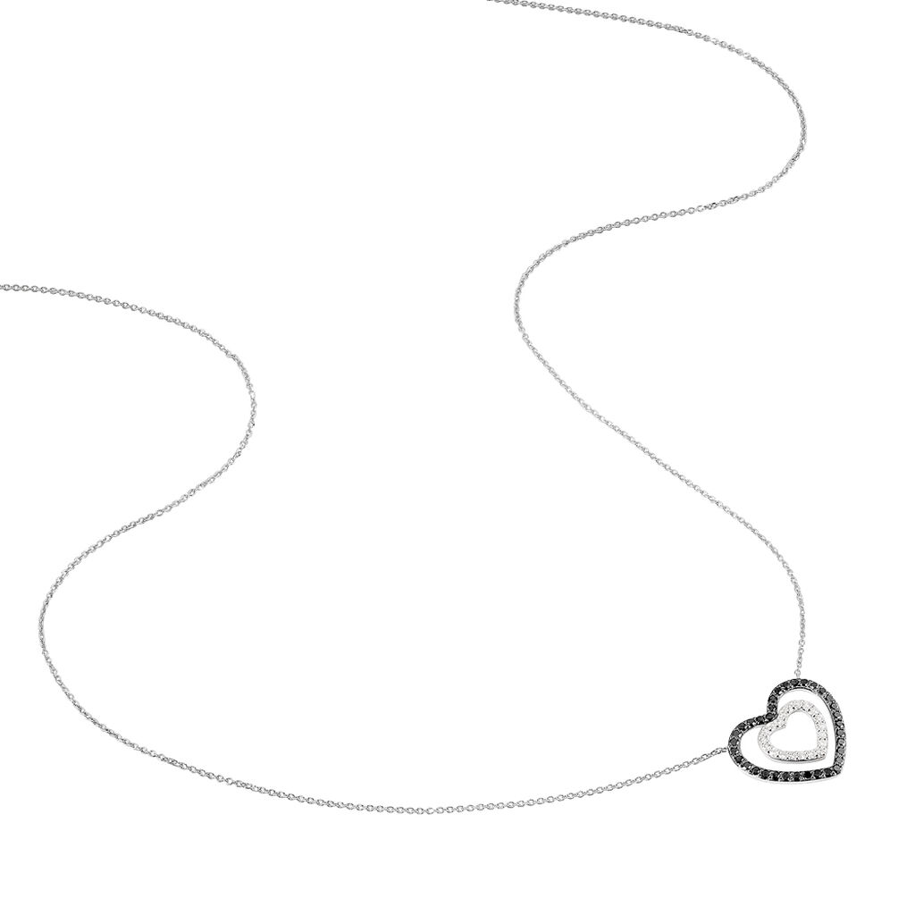 Collier Or Blanc Diamant