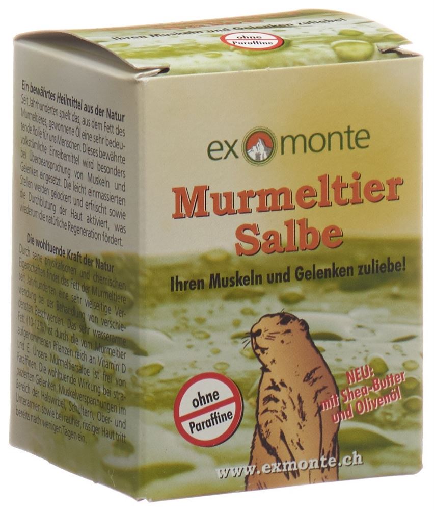 EXMONTE Murmeltier Salbe Topf 100 ml
