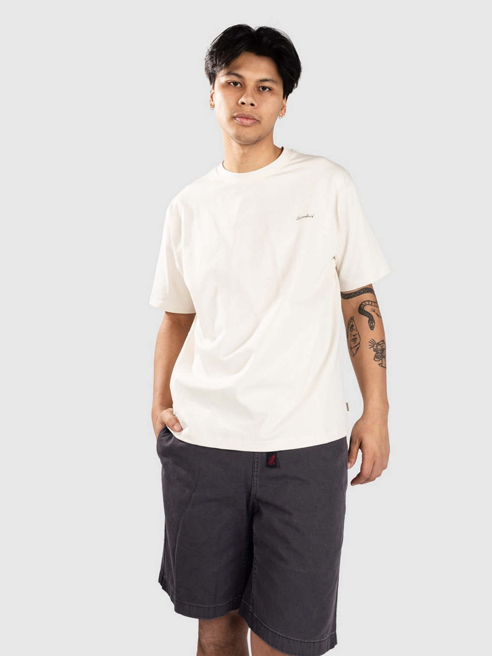 Woodbird WBBaine HongBao T-Shirt off white