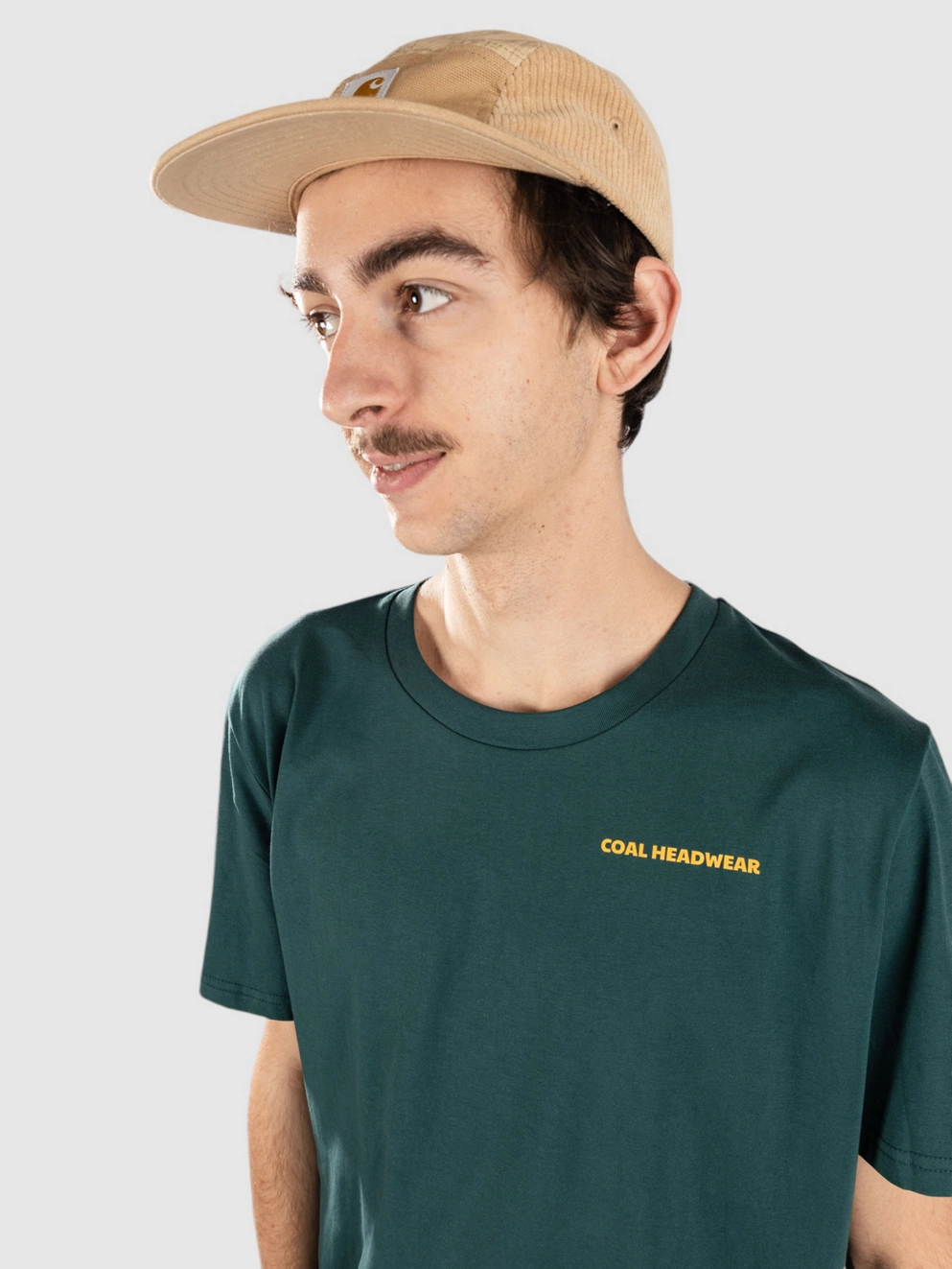 Coal Sunset Trees T-Shirt dark green
