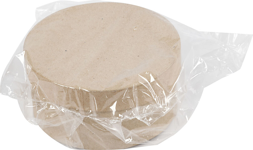 Runde Æsker - H 5+6,5+7,5 CM - Ø 10+13+16 CM - 3 Stk