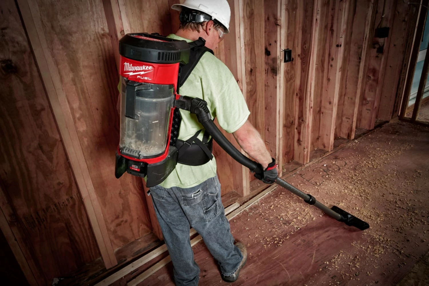 Milwaukee M18 FBPV-0 18V Li-Ion accu backpack Stofzuiger body - koolborstelloos