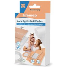 Kit de pansements de premiers secours, 64 pièces