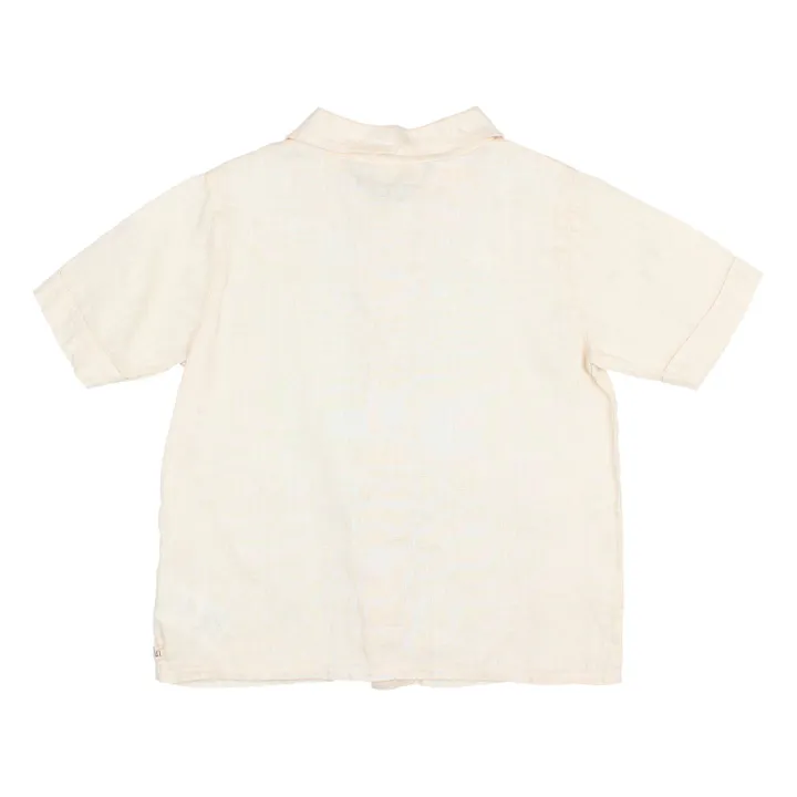 Búho Chemise Unie Lin | Ecru