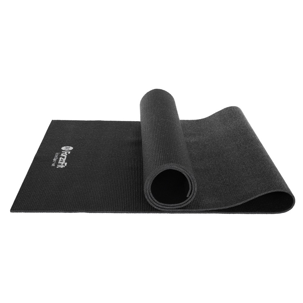 ForzaFit 4 mm antislip yogamat - Black