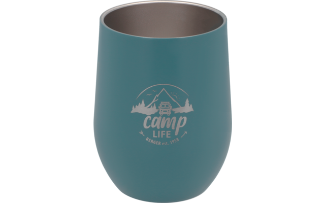Camplife Edelstahl Thermo-Trinkbecher mit Deckel 360 ml