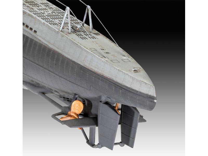 Revell Bausatz U-Boot U96, Das Boot Collector's Edition 1:1 Das Boot Collector's Edition - 40th Anniversary, Geschenk Set inklusive Klebstoff und Farben