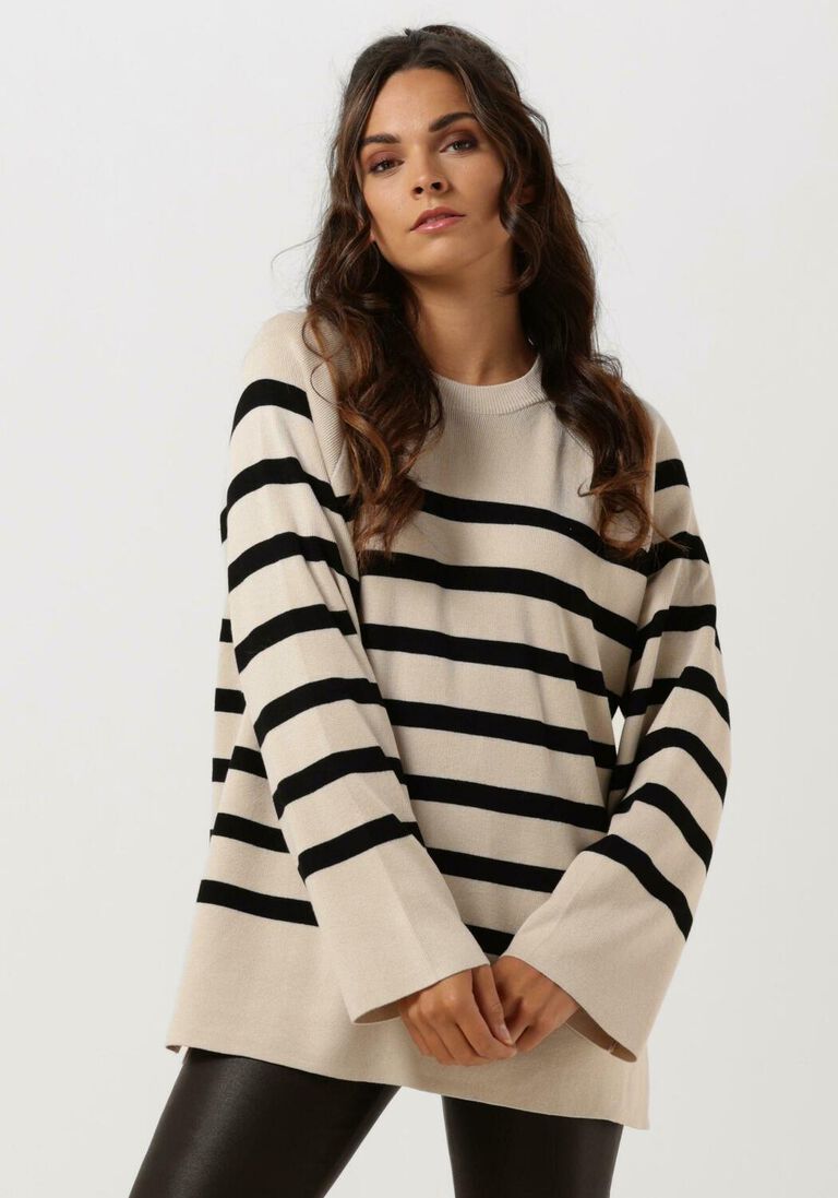 OBJECT beige object trui ester ls knit top