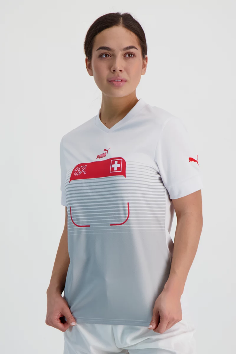 Puma Schweiz Away Replica Damen Fussballtrikot WM 2022
