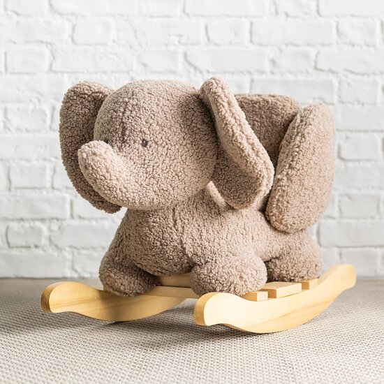 Teddy Animal à Bascule Éléphant   Taupe        de               Nattou