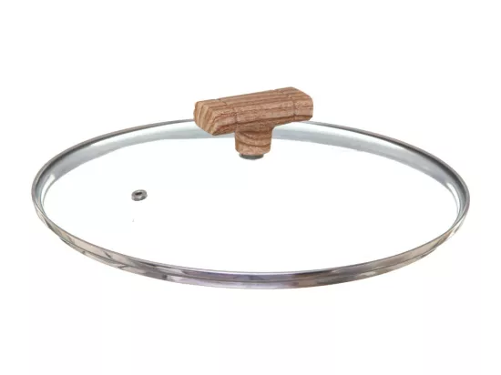 Sauteuse en aluminium - D. 24 cm - Effet pierre grise