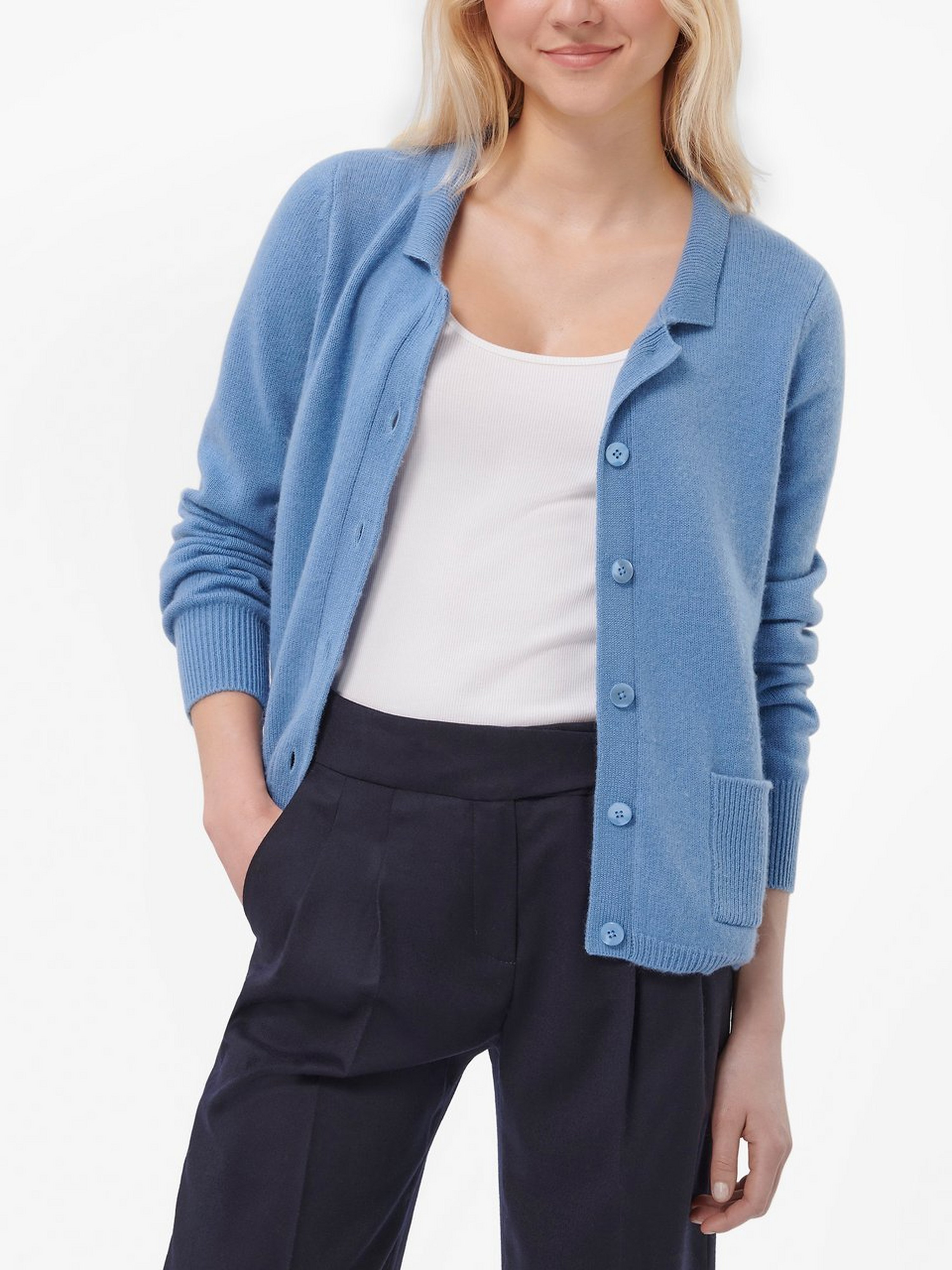 Strickjacke aus 100% Premium-­Kaschmir