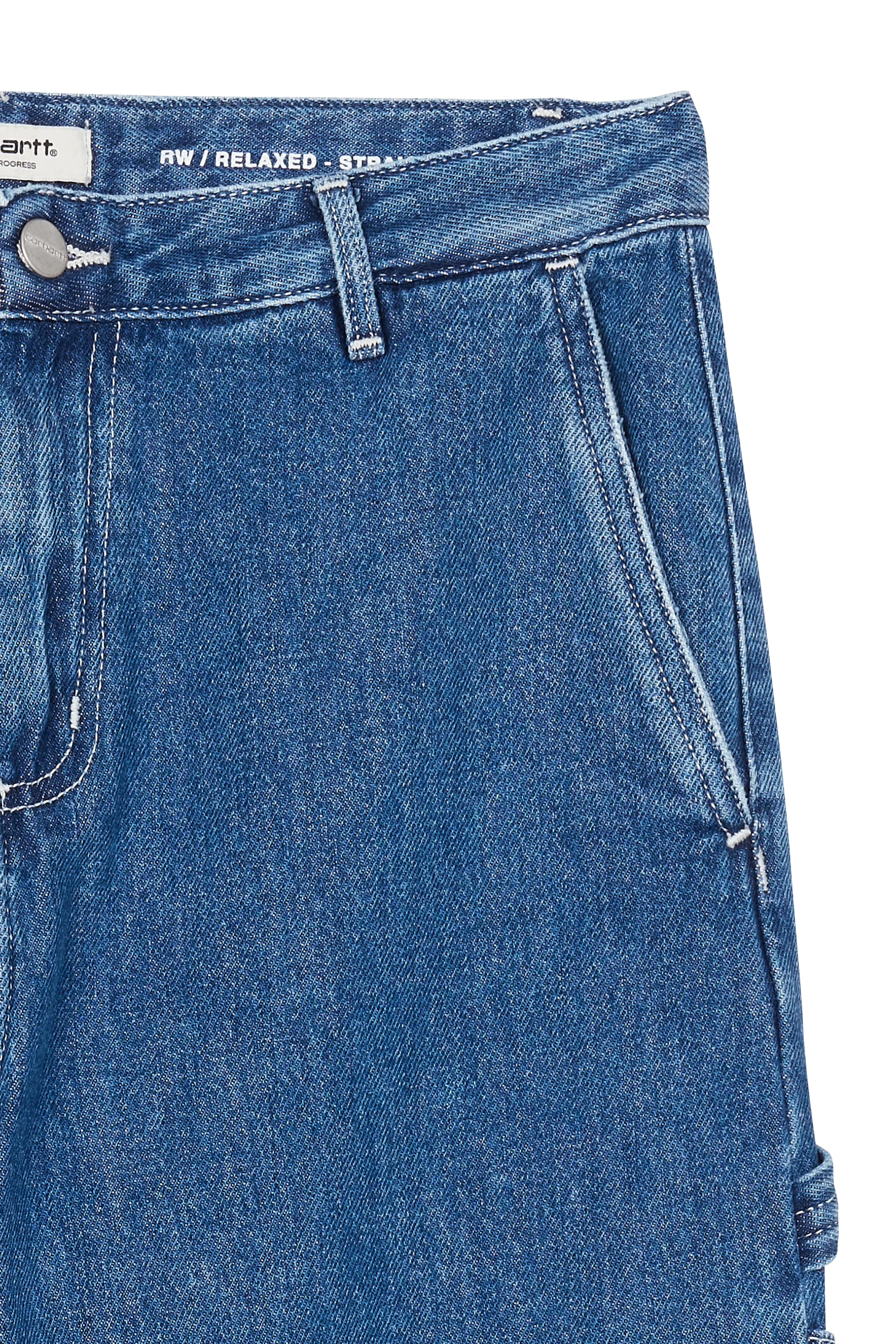 CARHARTT WIP Jean W' Pierce Straight Bleu