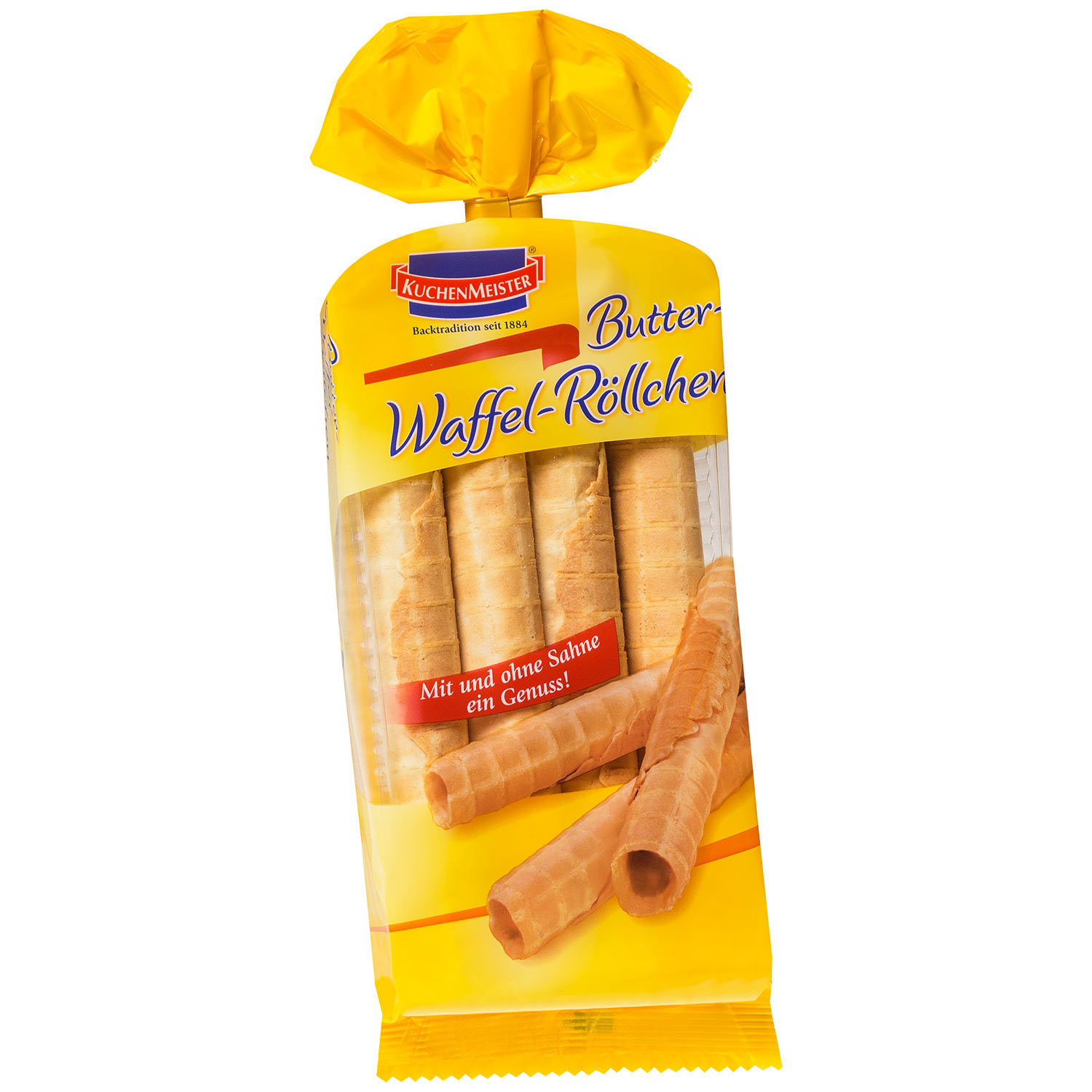 Kuchenmeister Butter-Waffel-Röllchen 125g MHD:18.6.25