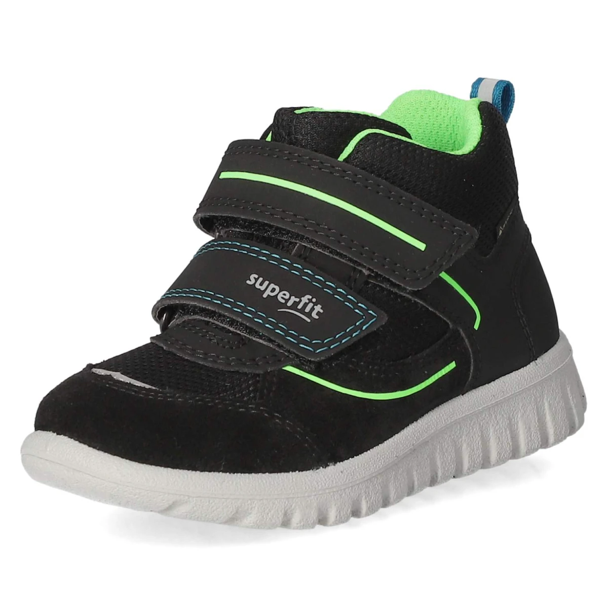 SuperfitHalbschuhe SPORT7 MINI - SCHWARZ/HELLGRÜN