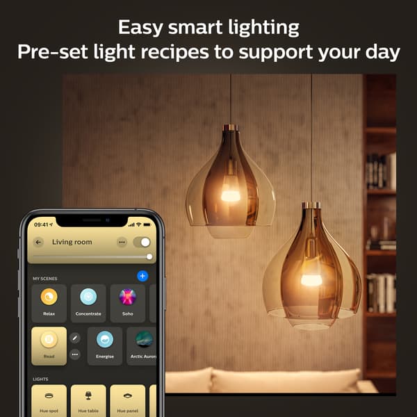 Philips Hue WA Lyskilde 8W A60 E27 2pk