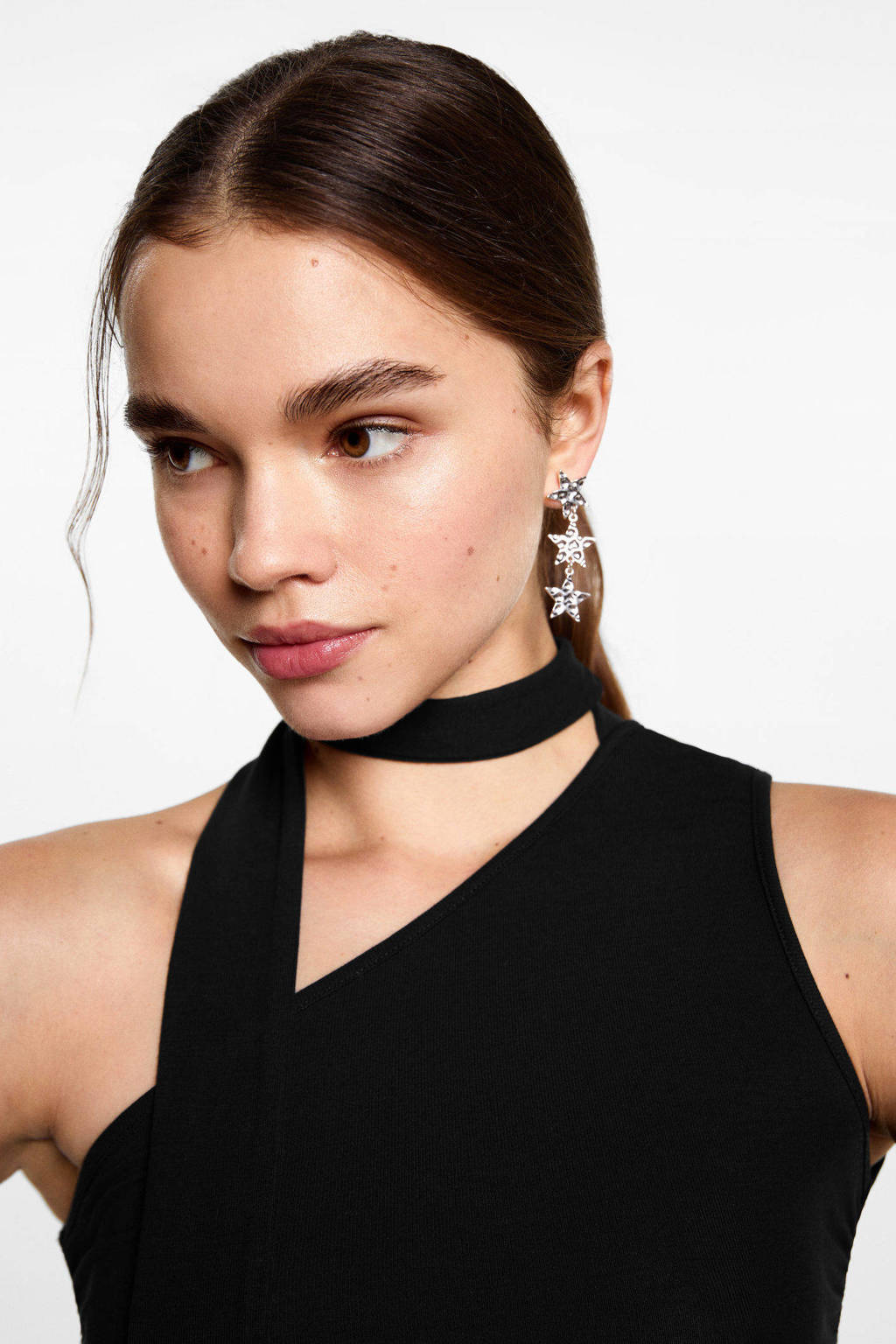 MANGO TEEN mouwloze top zwart