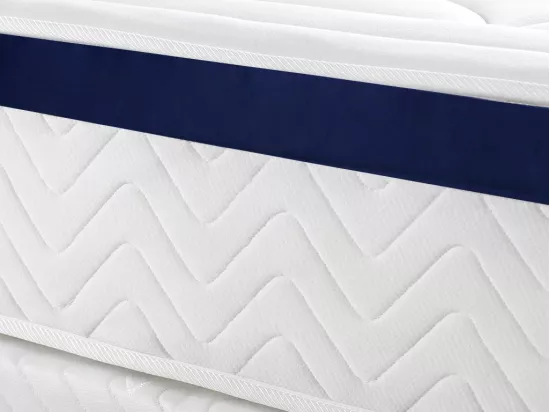 Matelas 140 x 200 cm hybride ressorts ensachés 7 zones et mémoire de forme ép.30cm - MARQUIS de PALACIO