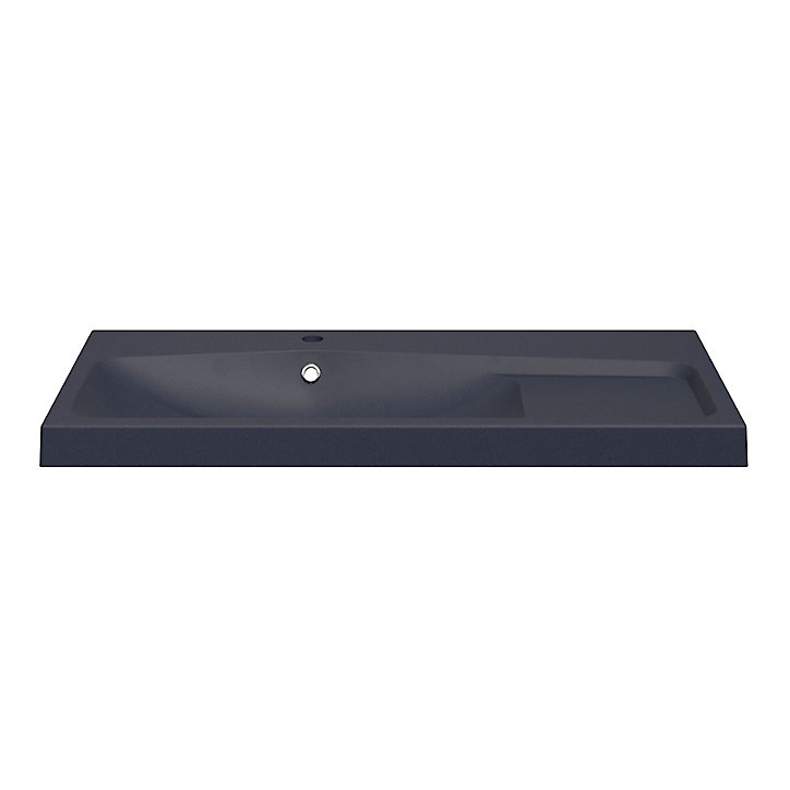 Plan vasque noir GoodHome Mila 100 cm