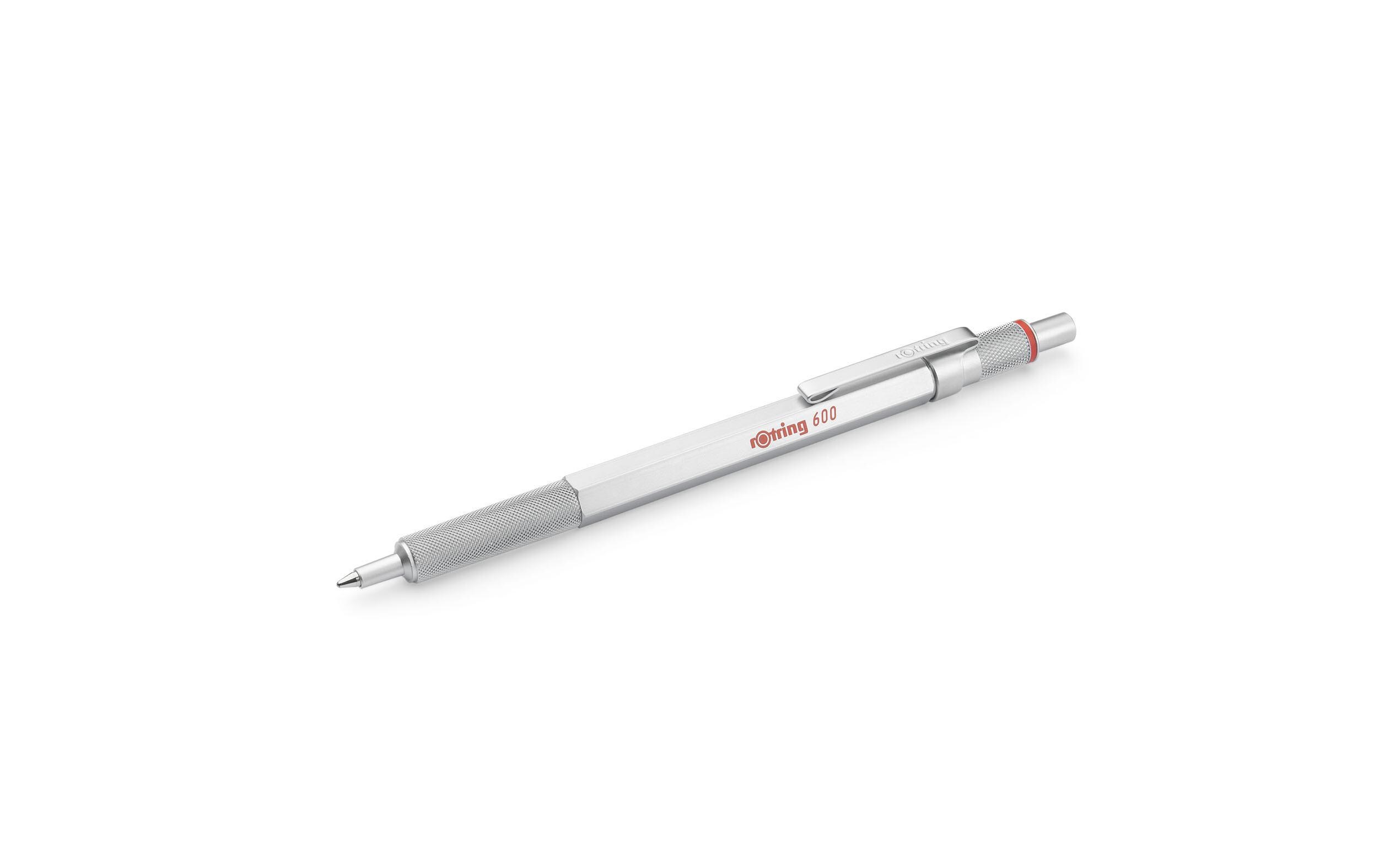 Kugelschreiber 600 Medium (M), SilberKugelschreiber von Rotring