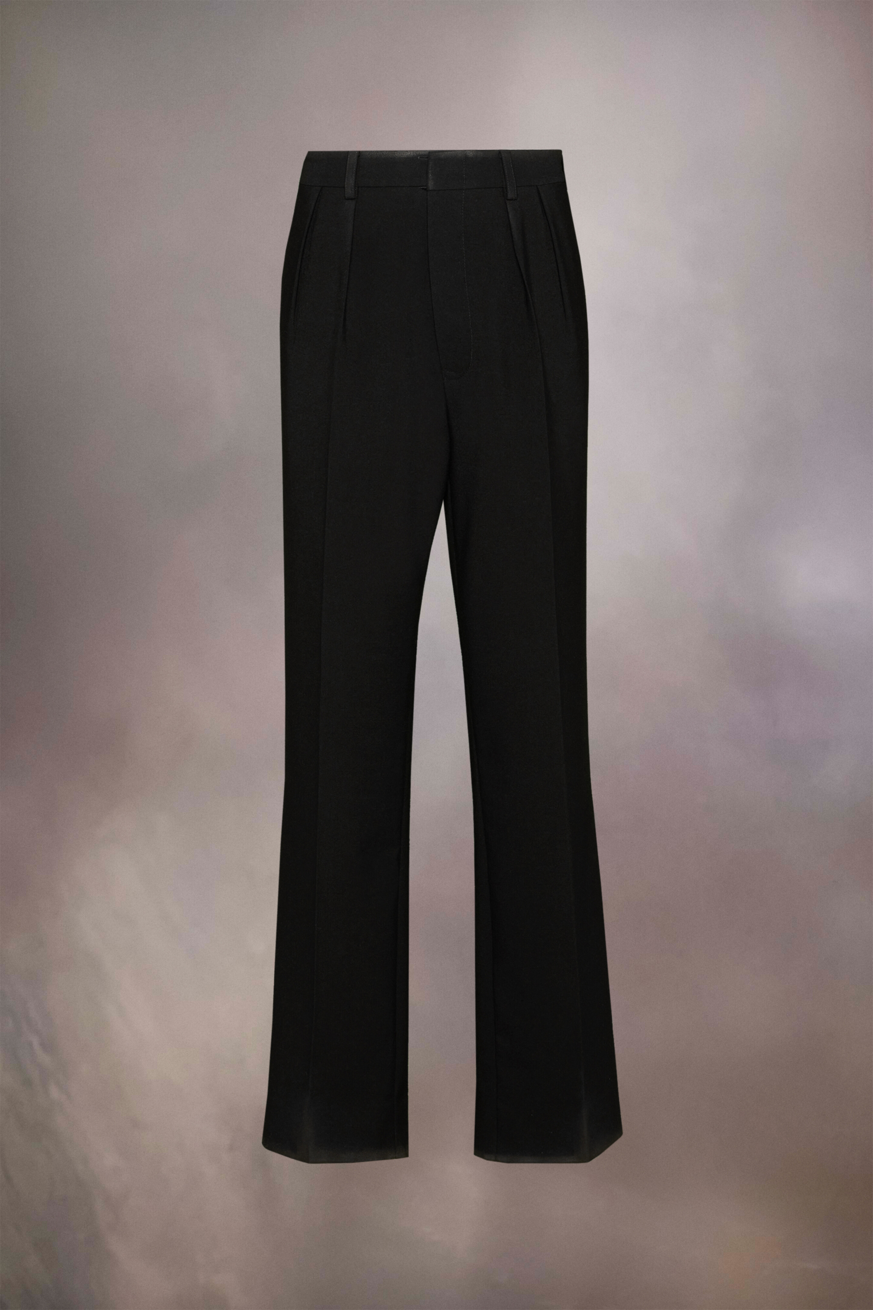 Pantalon en gabardine de laine