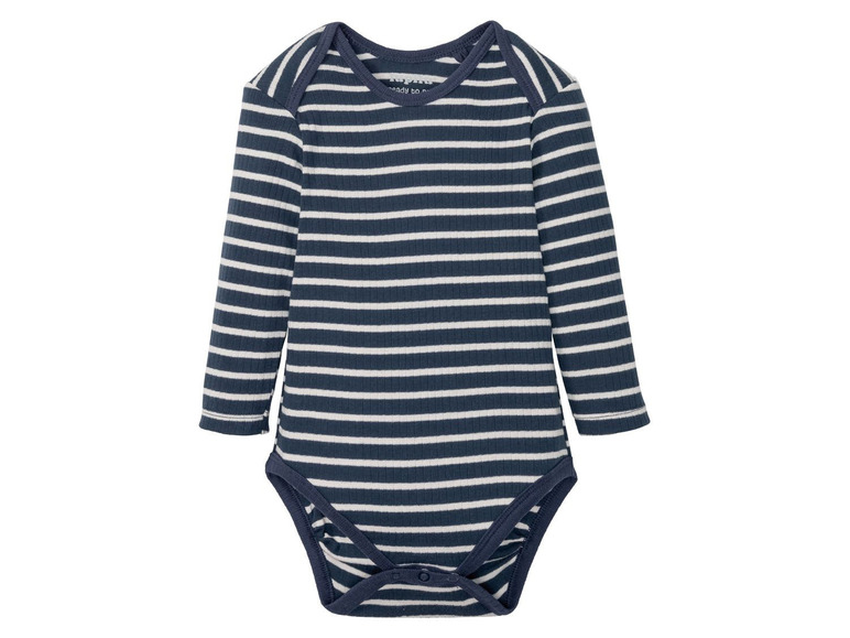 3 ribrompertjes voor babyjongens