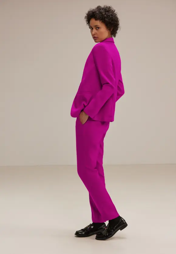 Twill Blazer - bright cozy pink