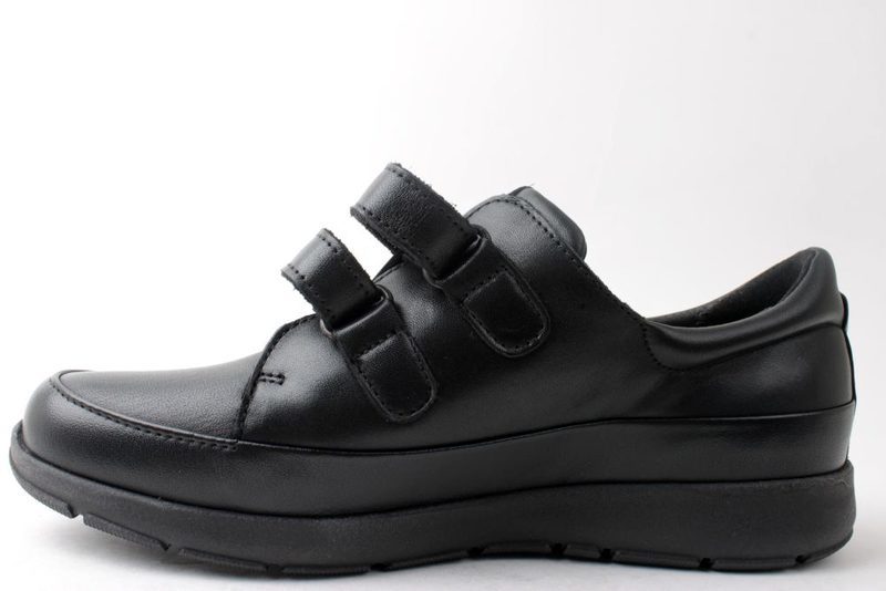 NEW FEET SKO I SORT MED ORTHOSTRECH