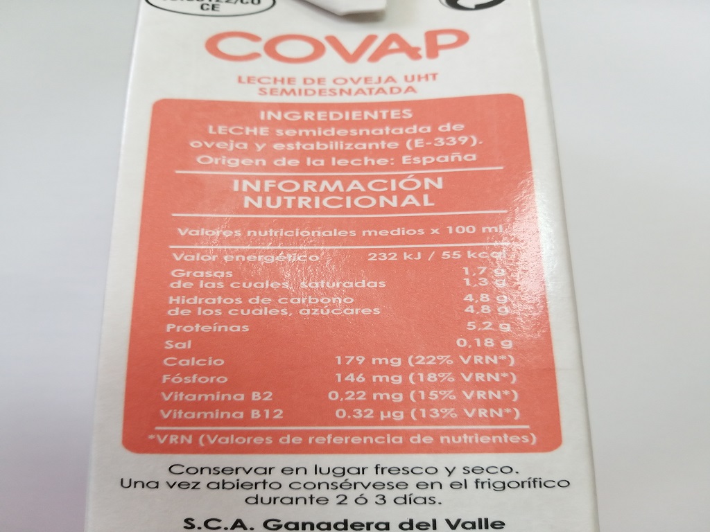 LEITE COVAP DE OVELHA 1L