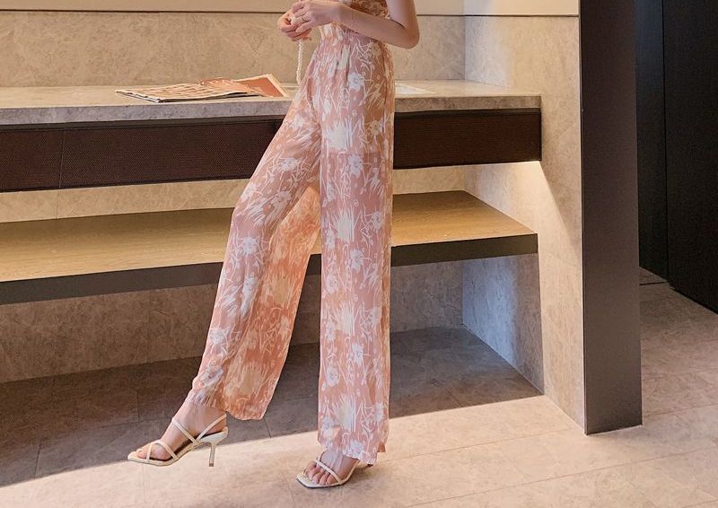 ZY·HT - Halterjumpsuit met patroon