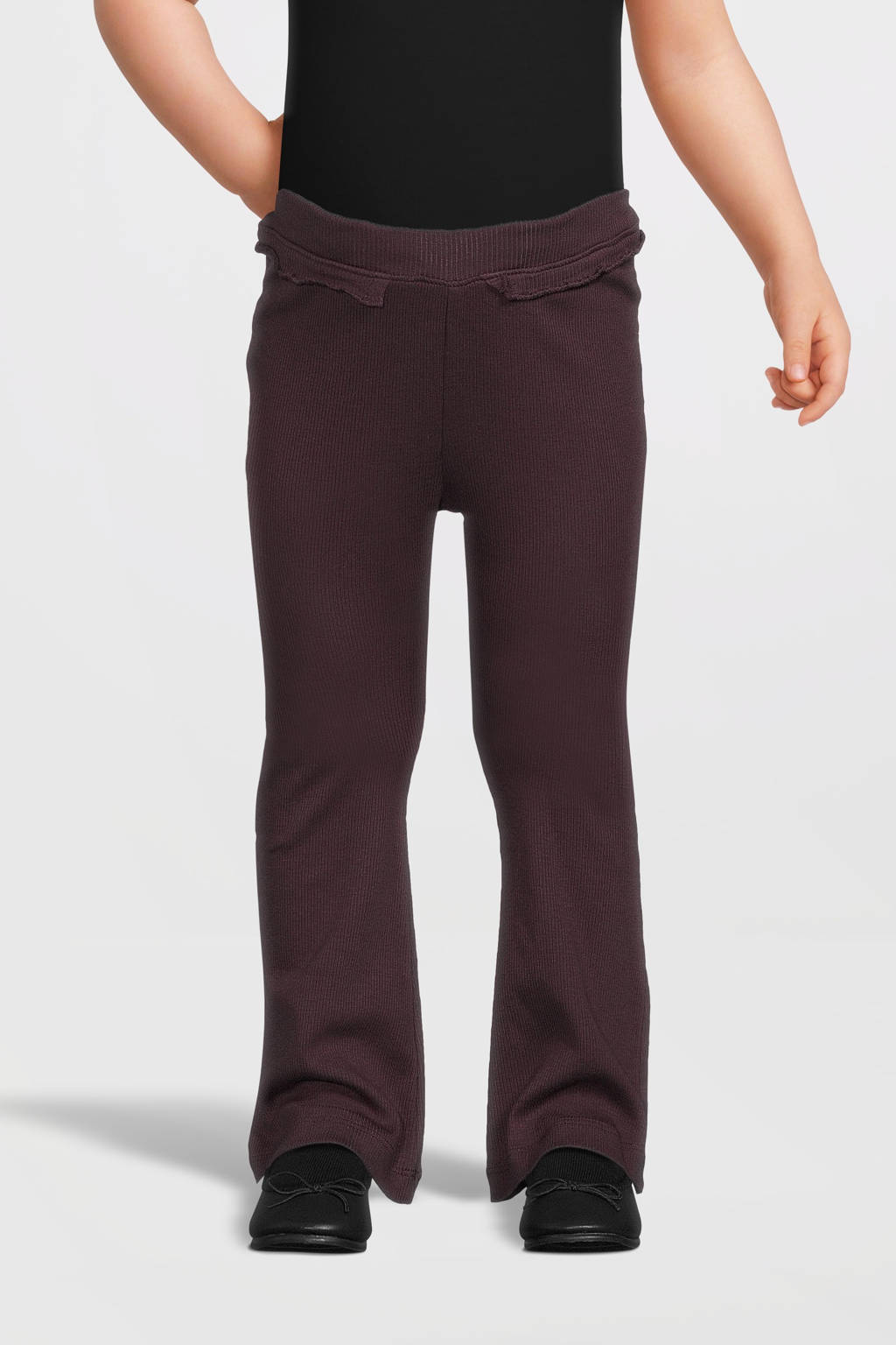 NAME IT flared legging NMFNILLA aubergine