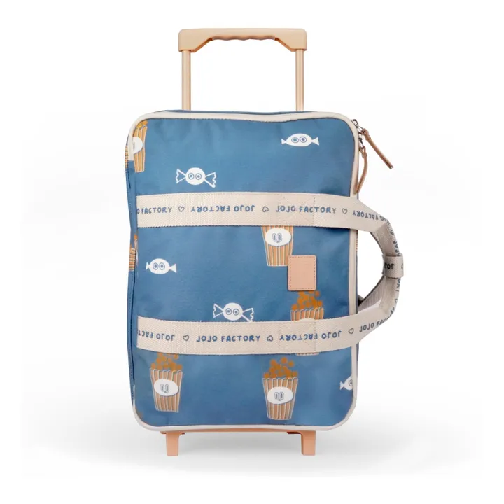 JOJO FACTORY Valise Popcorn | Bleu
