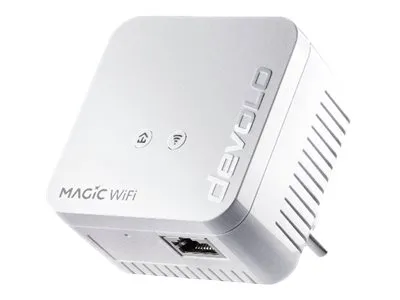 devolo Magic 1 WiFi mini - Multiroom Kit - bro - - HomeGrid - Wi-Fi - 2,4 GHz - kan sluttes til vægstik (pakke med 2)