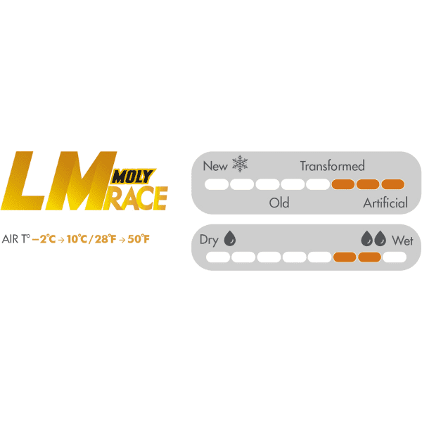 Fart ski VOLA MOLYBDEN LM RACE YELLOW 80 G UNI