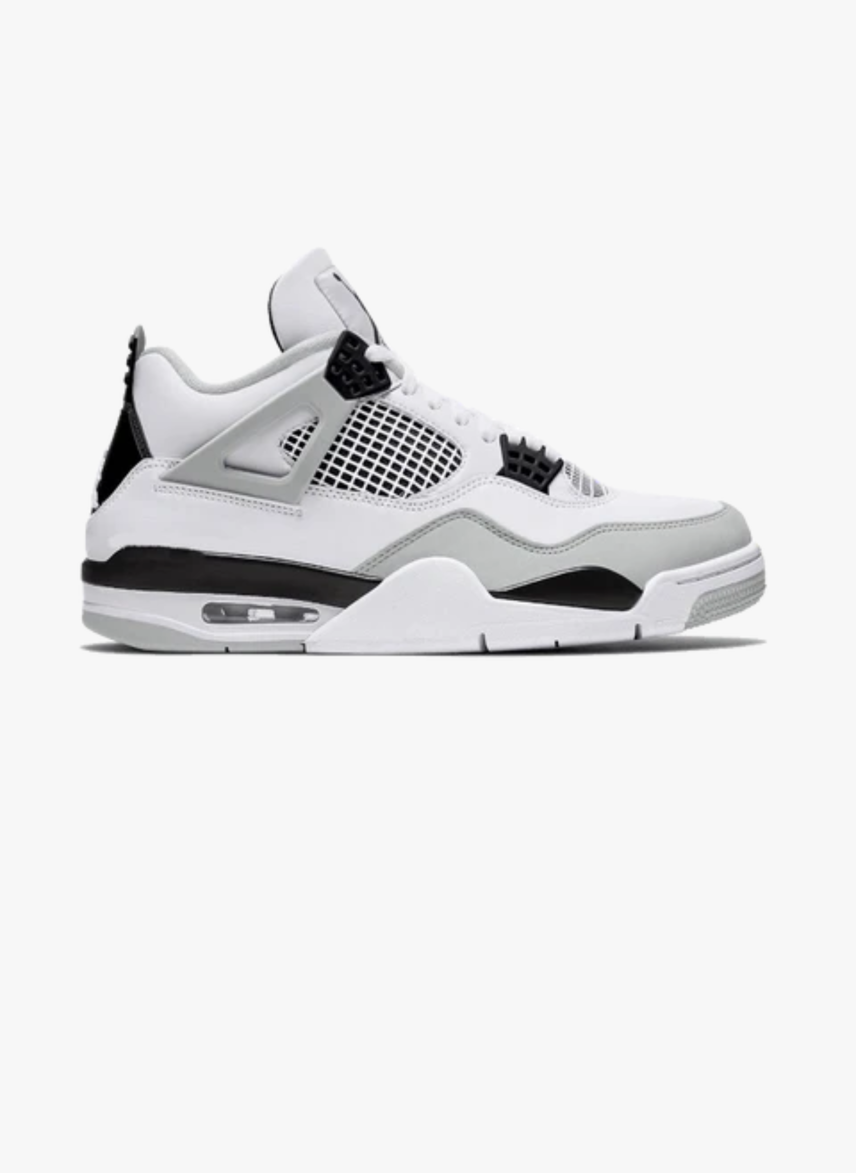 AIR JORDAN 4 - Basket basses en cuir | Blanc