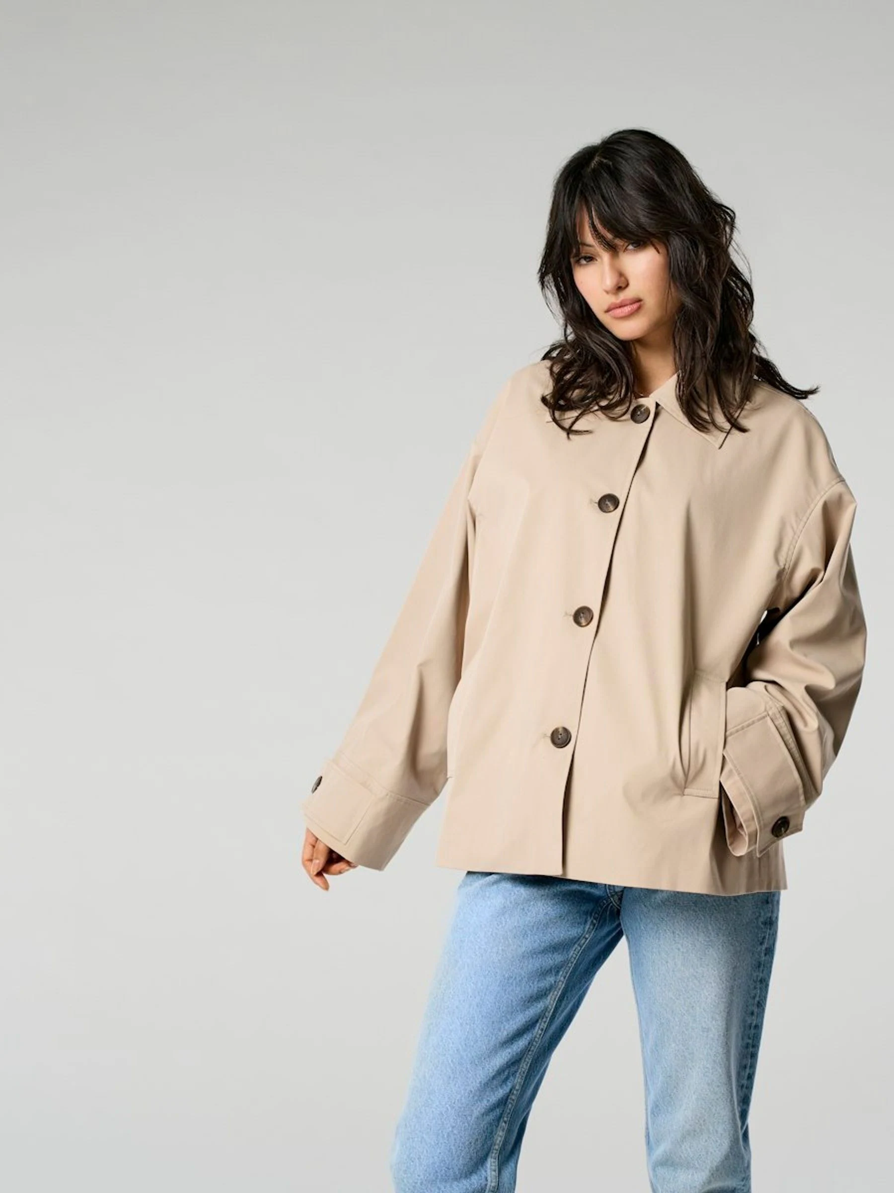 Only - Korte trenchcoat