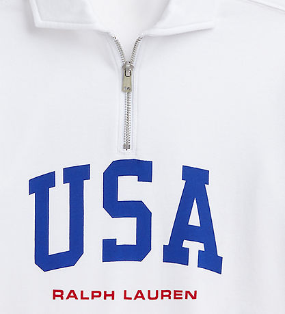 Polo Ralph Lauren Sweatshirt m. Reißverschluss - Kurz geschnitte