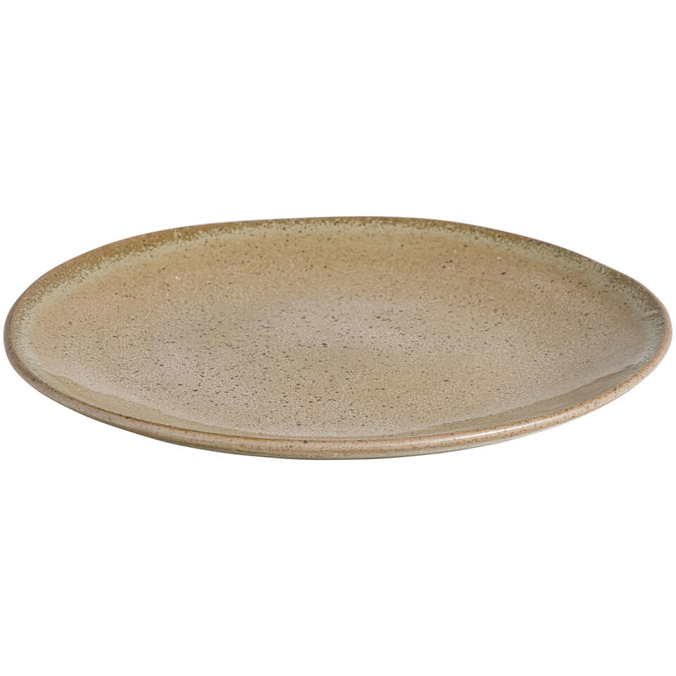 Ontbijtbord Nora bruin stoneware Ø21 cm