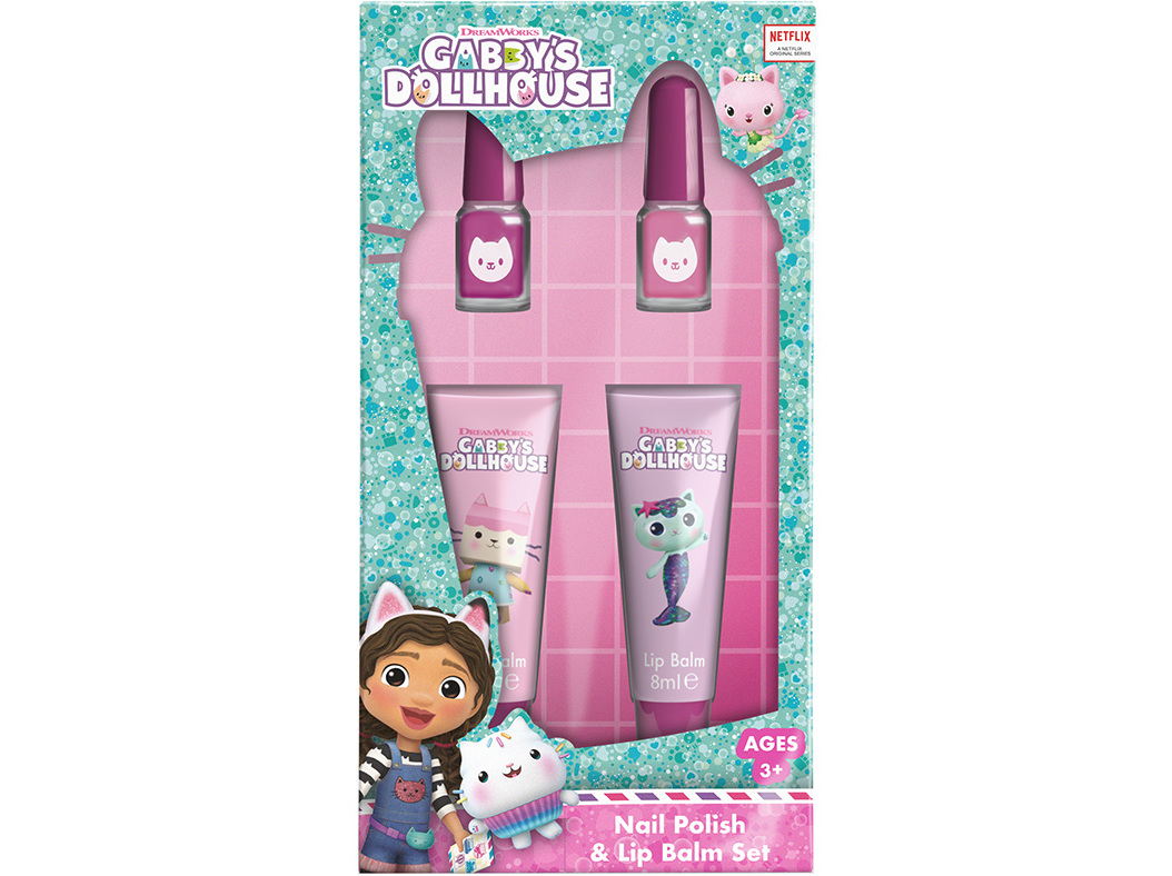 CONJUNTO GABBY'S DOLLHOUSE BRIL LABIAL VERN 4UN