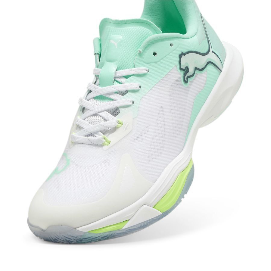 PUMA Chaussures d'entraînement Vantage Nitro W  - Blanc/Bleu/Fizzy Apple Femme