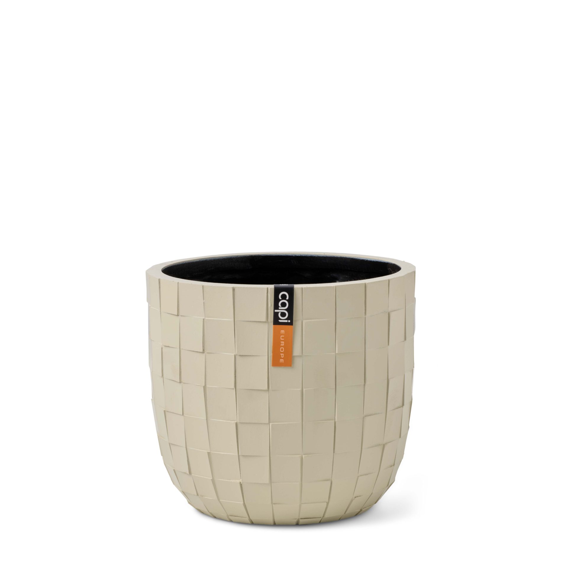 Capi Europe - Pot bol Blocks - 9x8 - Beige