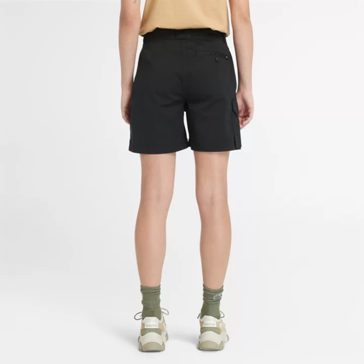 Short cargo utilitaire Brookline pour femme en noir