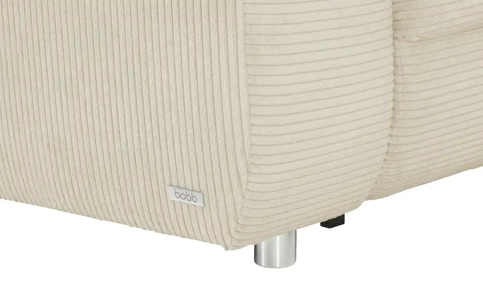 Ecksofa Arissa de Luxe Natur rechts Cordstoff