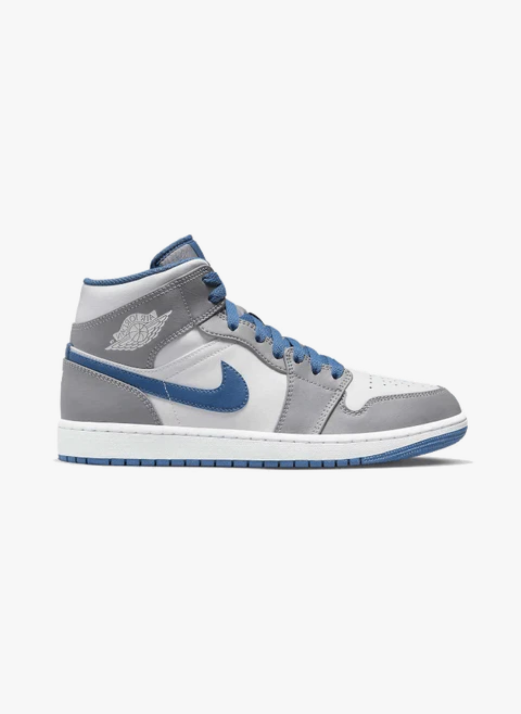 Air jordan 1 mid true blue | Gris