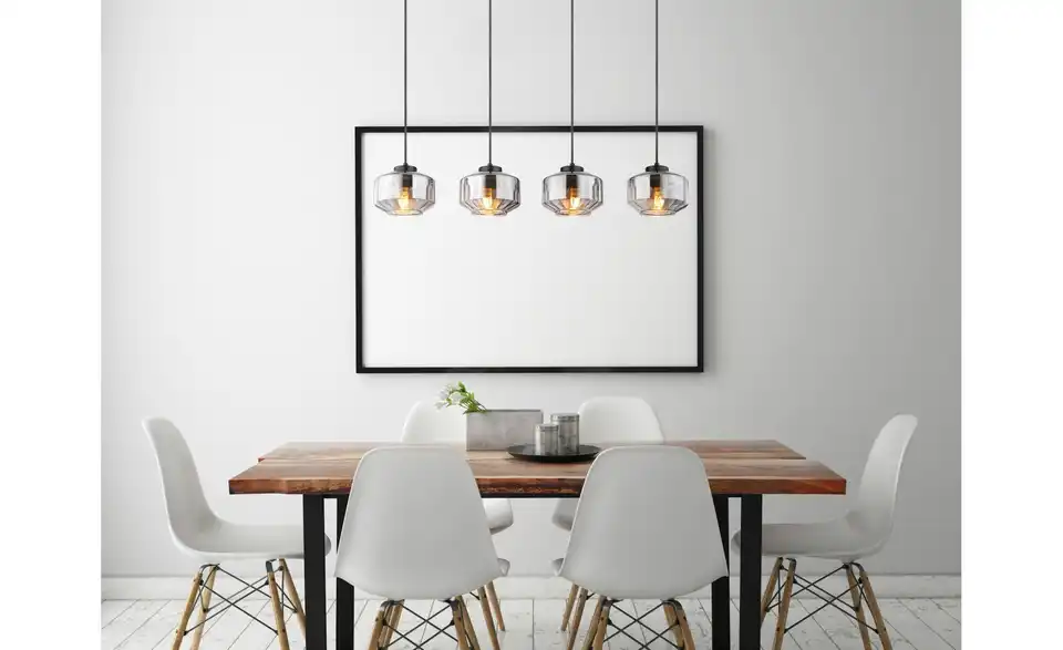 Pendelleuchte 4-flammig 96 cm 18 cm