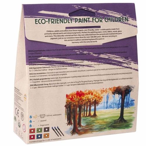Natural earth paint - natuurlijke kinderverf - 2 liter