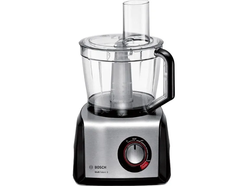 Bosch MultiTalent 8 MC812M865 - Køkkenmaskine - 1250 W - børstet rustfrit stål/sort
