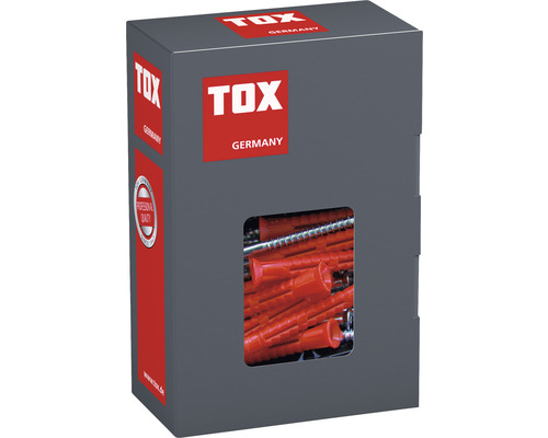 Tox Constructor universele lange deuvel Ø 8/60 mm en schroef, 50 stuks